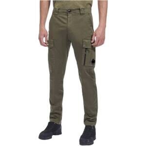 NEW C.P. COMPANY functional loose-fit cargo trousers in bronze green